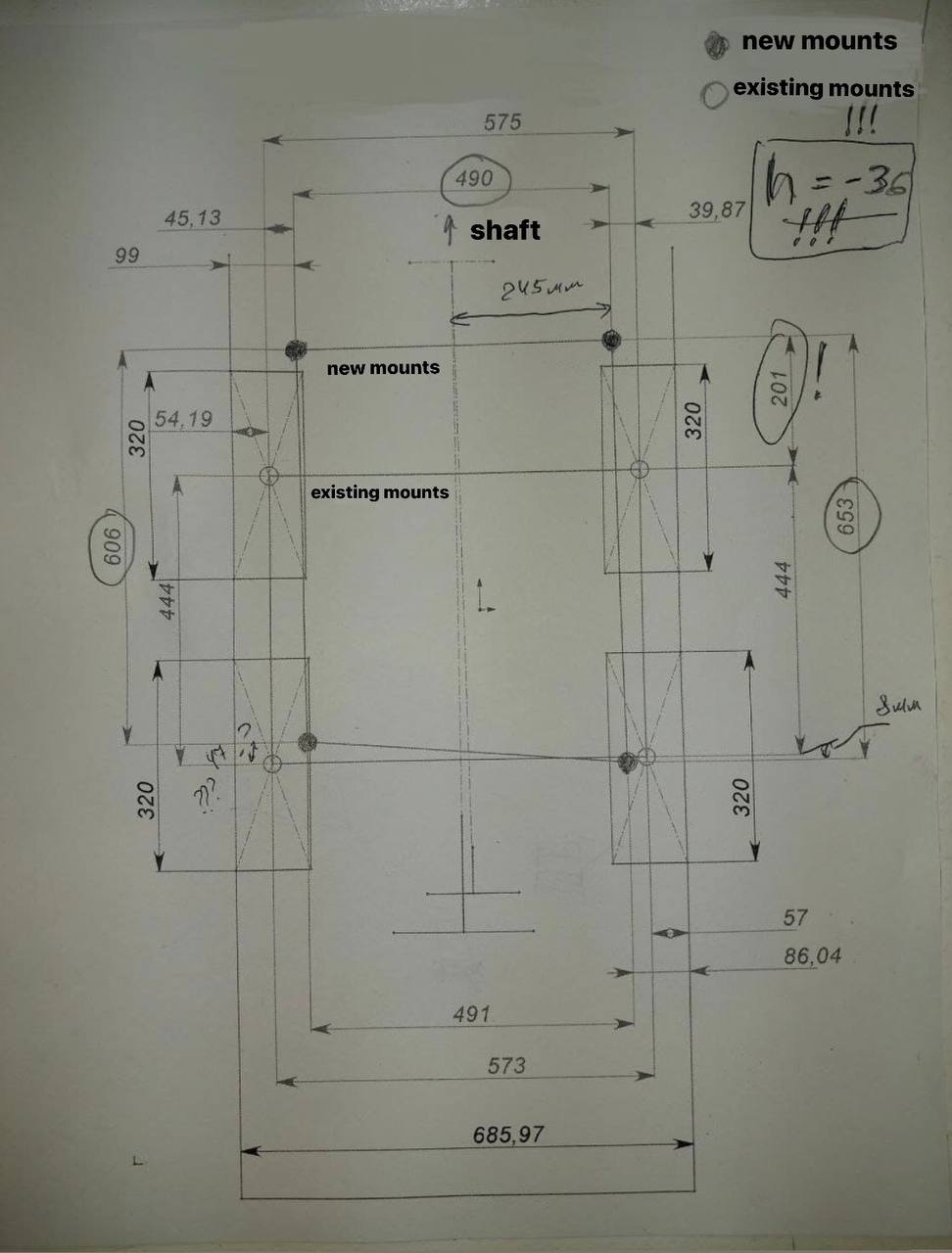 Marine mechanical work in progress