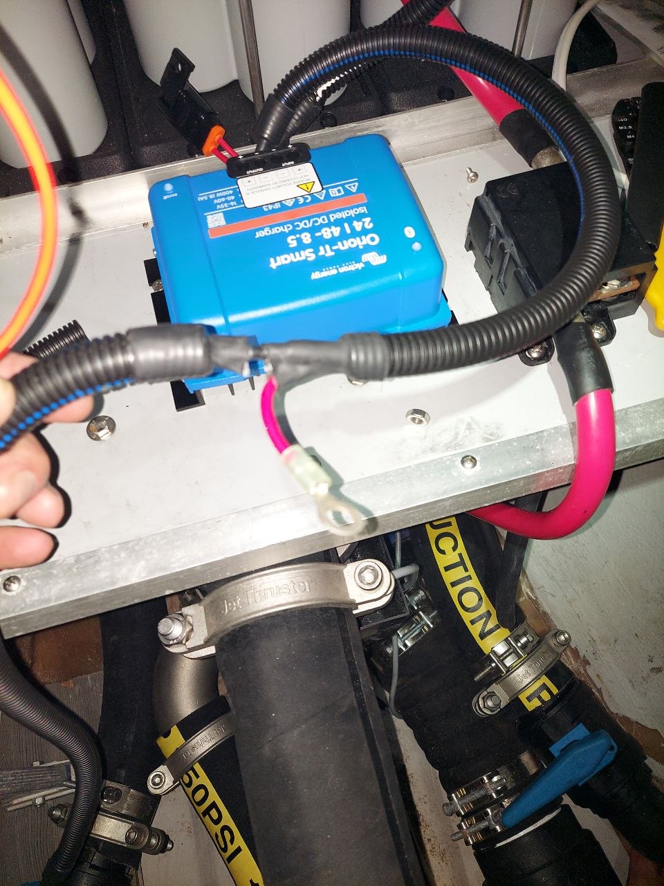 Marine mechanical work in progress