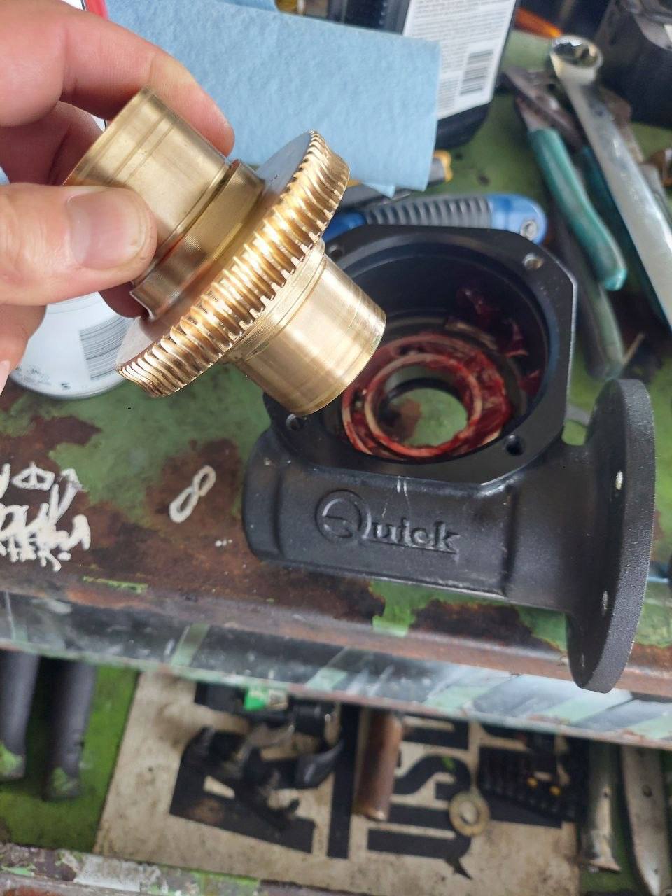 Marine mechanical work in progress